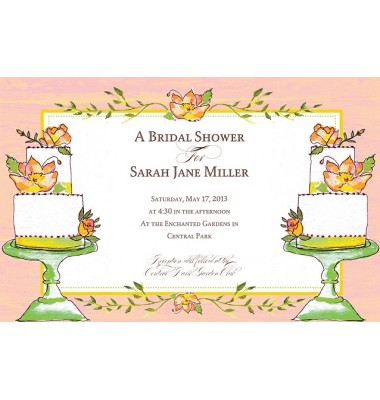 Bridal Shower Invitations, Sugar Rush, Bella Ink